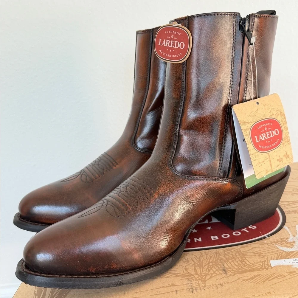 Laredo Fletcher Western Boots Pointed Toe Sz 11.5 Men Rodeo Cowboy Country Howdy - Picture 11 of 16